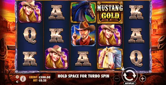 Special symbols in Mustang Gold online slot
