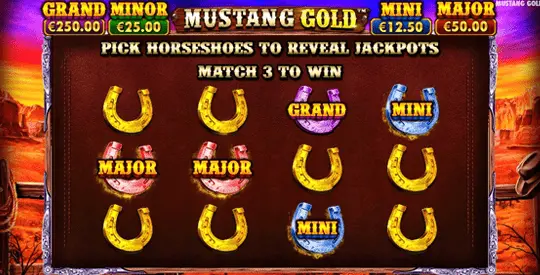Mustang Gold slot - multipliers